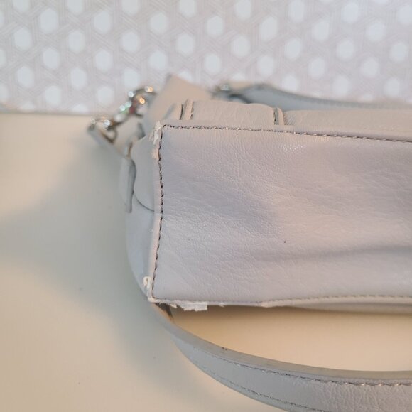 Nicole Miller Gray Crossbody Purse with Handles - Picture 7 of 10